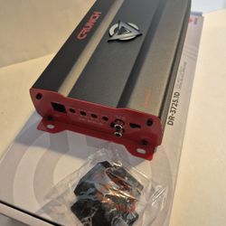 CRUNCH 3725 WATTS MONOBLOCK 1 OHM STABLE BUILT IN CROSSOVER WITH BASS CONTROL CAR AMPLIFIER