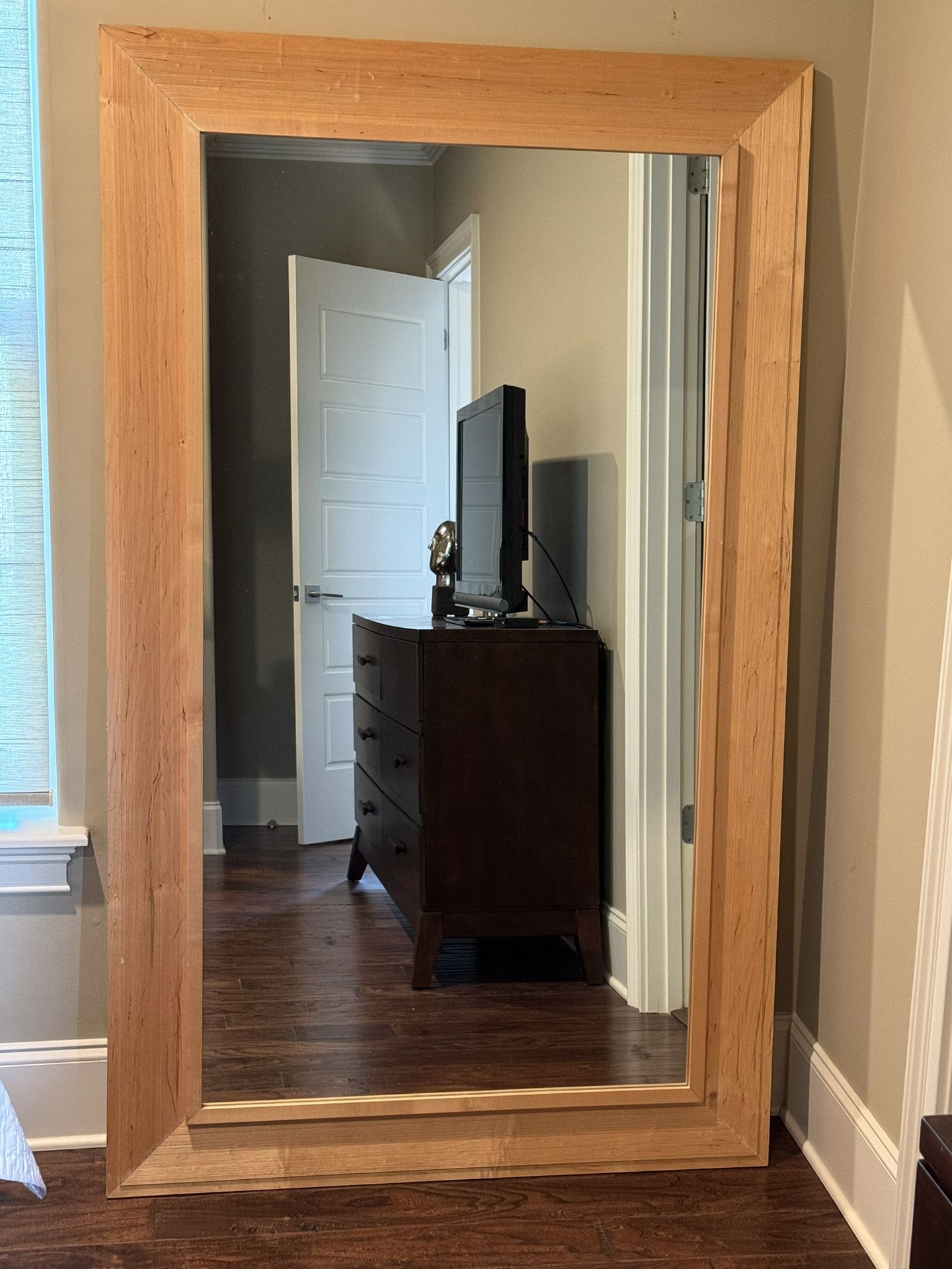 Simple Elegant Pine Mirror