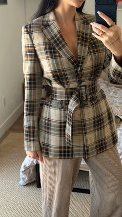 Plaid Blaizer