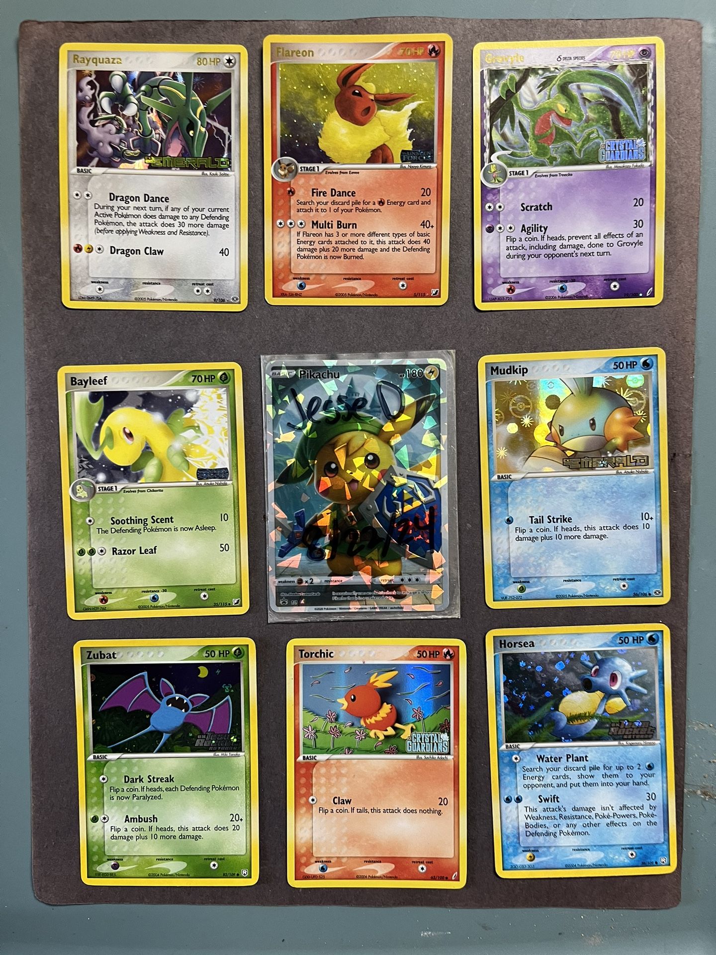 Vintage Pokemon Stamped Holos