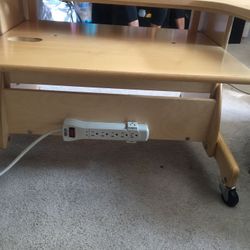 Toddler size wooden computer desk