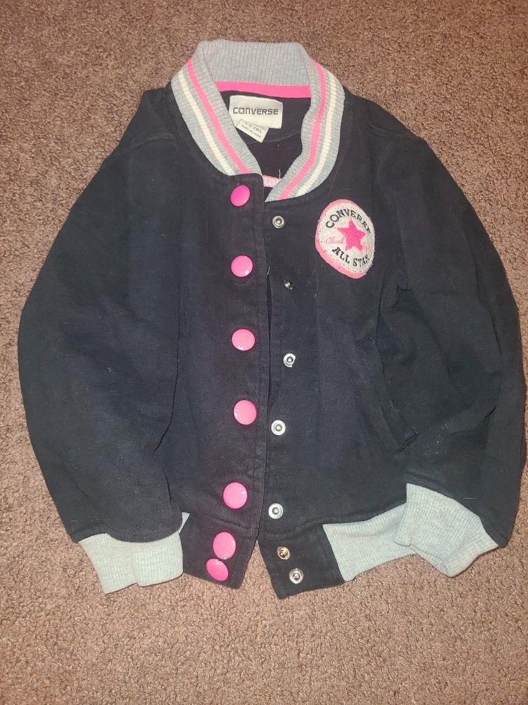 Girls Converse Size 5/6 Jacket