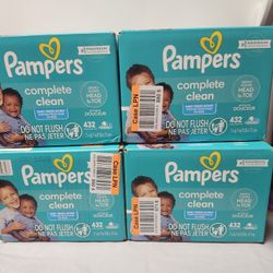 Pamper. Wipes  Each  Box  $13