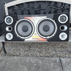 Sondpex 10" 3 Way Neon Speaker Box