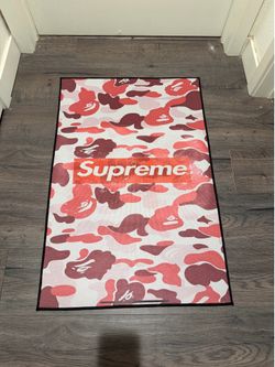 Supreme x BAPE rug