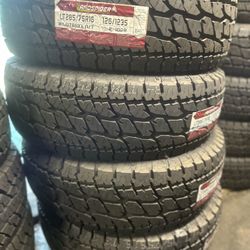 LT285/75/16 Landspider All Terrain Tires EACH TIRE $155/ CADA LLANTA- INSTALLED AND BALANCED