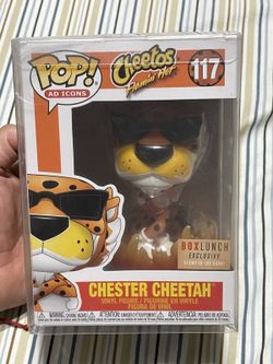 Funko Pop! 117 Chester Cheetah Cheetos Flamin Hot Box Lunch Exclusive