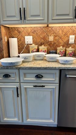 Corning Ware Blue Cornflower Baking Dish Set - see prices