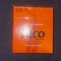 RICO Alto Saxophone Reeds 2.0