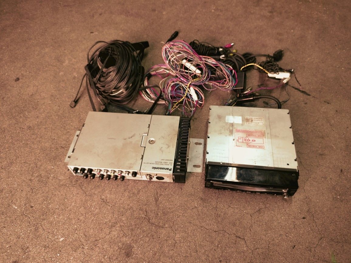 Panasonic CQ-VAD9200U TV DVD MP3 Car Radio