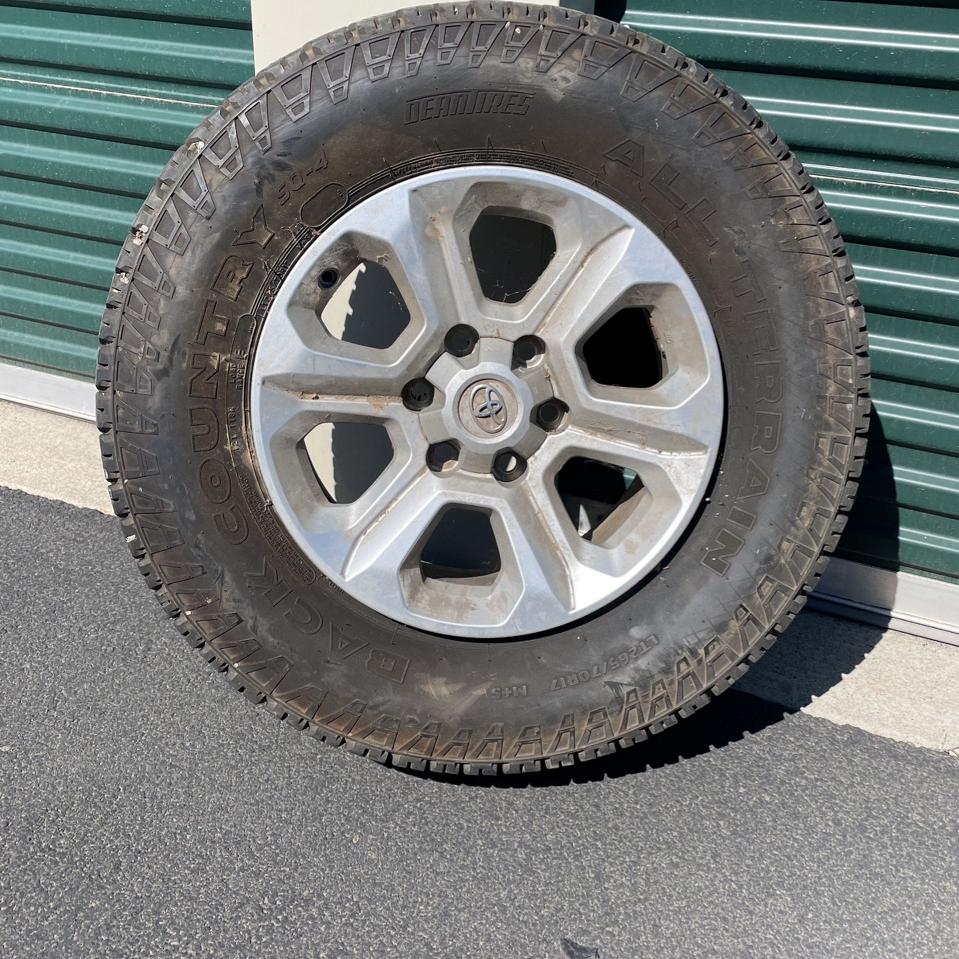 All Terrain 265/70/R17 Tires On Toyota 4Runner Wheels
