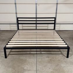 New King Bed Frame (Can Deliver)