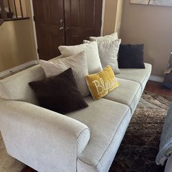 Cream Couches 2 Pc 