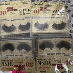 21 Pairs of Long Eye Lashes $2 Each Pack 