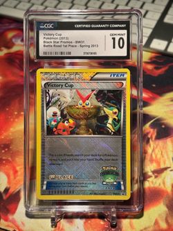 POP 2 Pokemon 1st Place Victory Cup BW31 Spring 2013 CGC 10 Promo