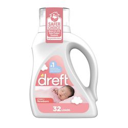 Dreft Stage 1: Newborn Baby Liquid Laundry Detergent, 32 Loads 46 fl oz$6.99