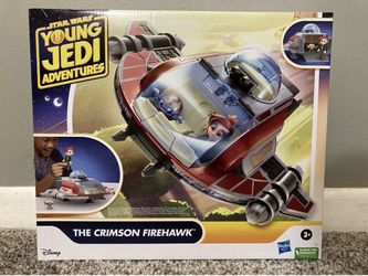 Star Wars The Crimson Firehawk 17” Ship - Young Jedi Adventures (NEW)