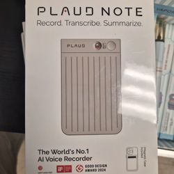 PLAUD NOTE Smart AI Voice Recorder - 64GB Starlight - GPT-4o Powered