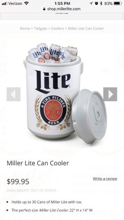 Final Price Official Miller Lite 30 Can Cooler For Sale In Cumming Ga Offerup