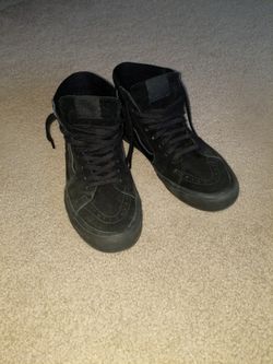 Vans Pro All Black High tops Mens 9