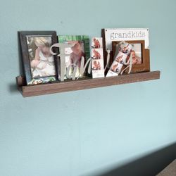 Floating Wood Shelves