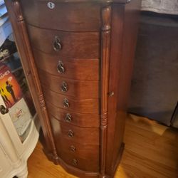 Jewelry Armoire with 7-Drawers 