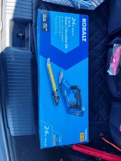 Kobolt 24v 8in hedge trimmer comes with battery and charger!