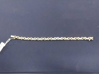 Tricolor Gold 14k (.585) 9.2 grams 7 inch