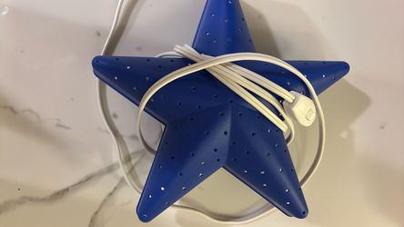 Nice blue wall lamp