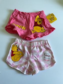 2T Toddler Girl Disney Winnie the Pooh  2 Piece Shorts