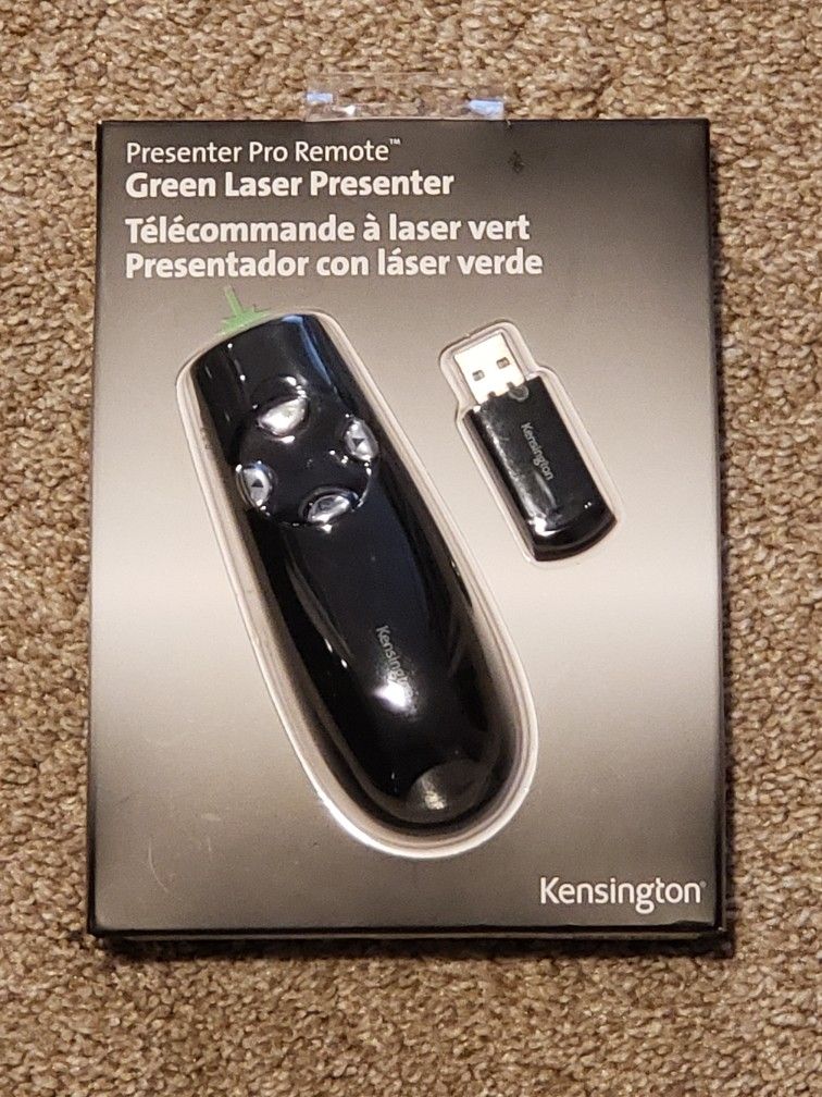 Kensington Presenter Pro Wireless Green Laser Pointer