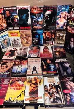 VHS movies bundle lot all for $35