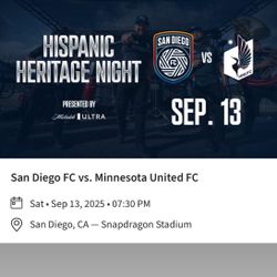 SDFC Tickets For Sale