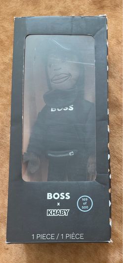 Khaby Lame x Hugo Boss Limited Plush Figure 169/500 – Rare Collectible