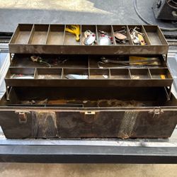 Vintage Fishing Tackle Box
