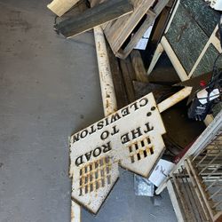 Old Sign Clewiston Whimsical Art, Very Cool