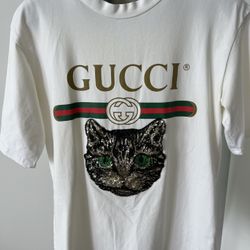 Gucci T-shirt With Cat 