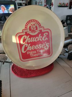 PRE OWNED VINTAGE 1980'S CHUCK E CHEESE PIZZA TRAY