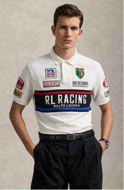 Polo Ralph Lauren - RL Racing Motorsport Polo Shirt White