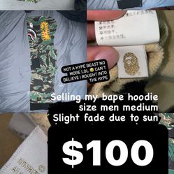 Bape Tiger Stripe Hoodie 