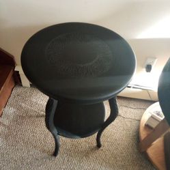 Black End Table 
