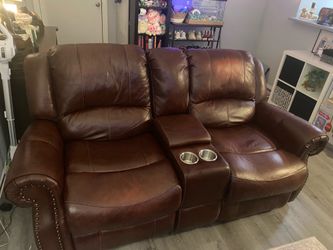 Brown Recliner Loveseat