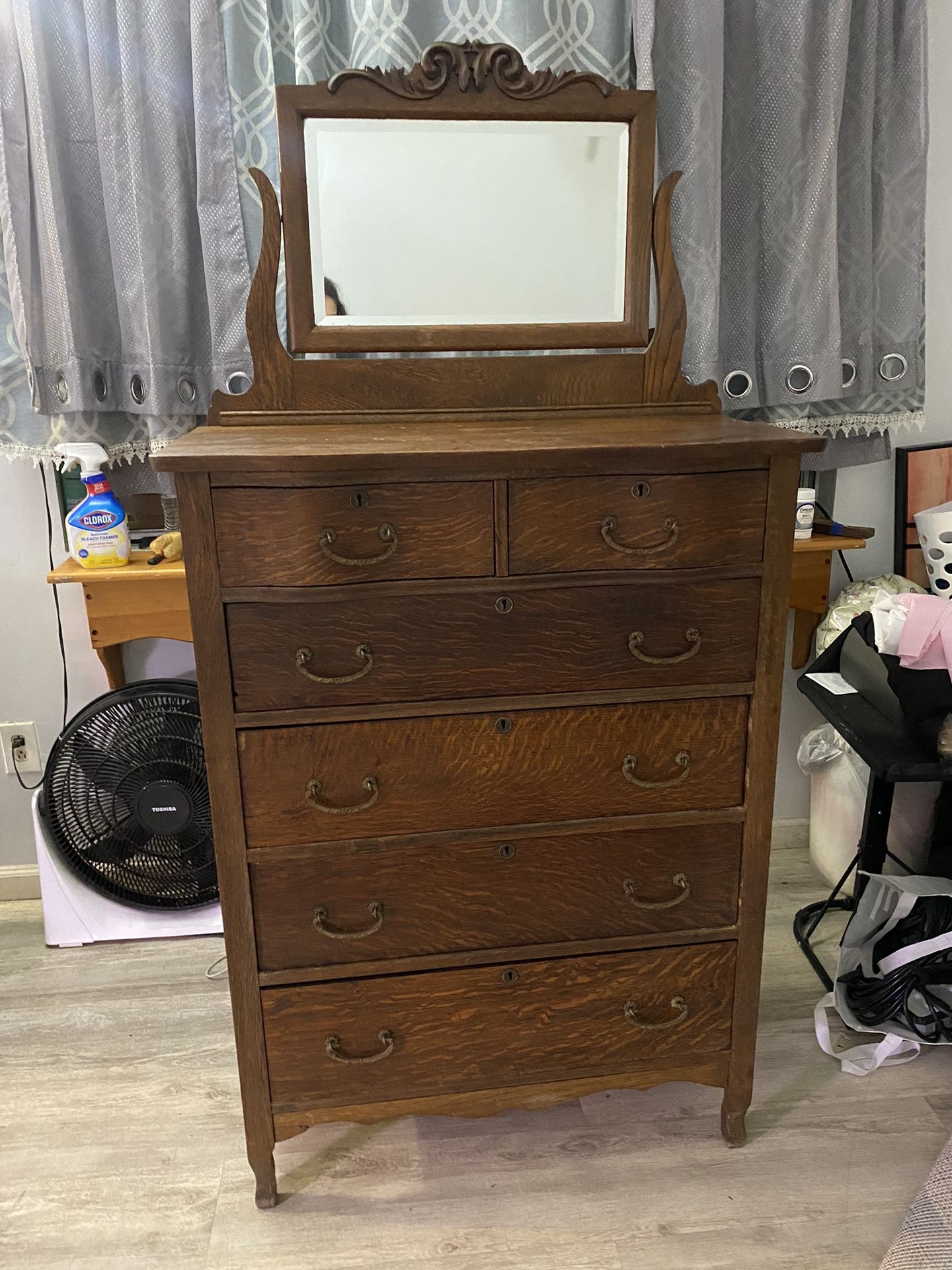 Antique Merriam, Hall & Co Dresser (As-Is) 