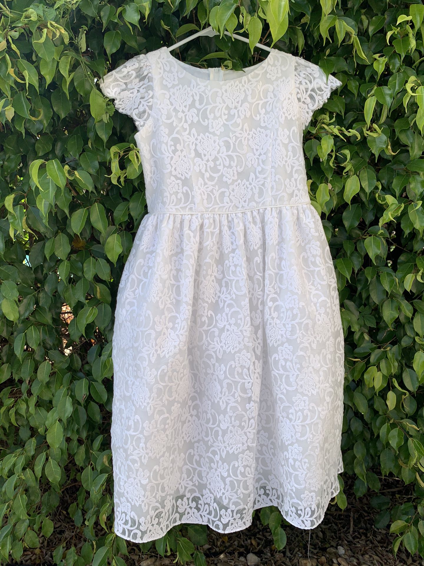 Girl Dress (White )