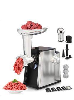 Electric Meat Grinder 2800W Sausage Stuffer Maker 4-In-1 Vegetable Shredder With 3 Slice