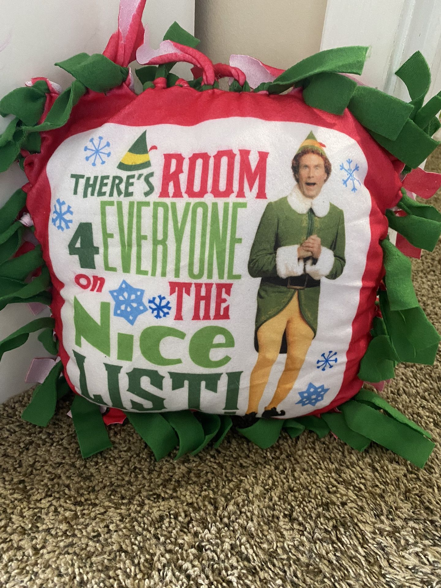 Buddy The Elf Homemade Pillow