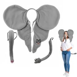 Elephant Costume Set Adult Kid / Disfraz de Elefante