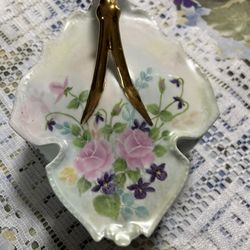 Vintage Covered Trinket Dish