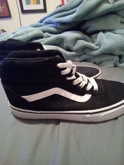 Vans High-Top Sneakers Black and White