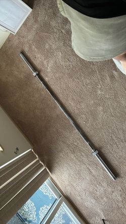 Chrome Standard Barbell Bar